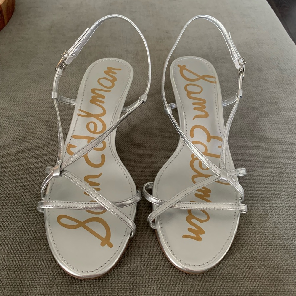 Sam Edelman Silver Heels